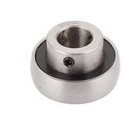 Ruilogod Cuscinetto Sferico Inseribile in Acciaio Nero, Bore Diametro 15mm, OD 40mm, Larghezza 12mm, Peso 90G, Per Macchinari Agricoli, Edili e Trasporto