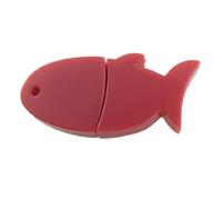 Ruilogod Dogle Bluetooth Bluetooth USB di design a forma di pesce bello rosso