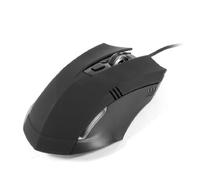 Ruilogod DPI regolabile USB2.0 3D Scroll Wheel Mouse ottico per PC del gioco