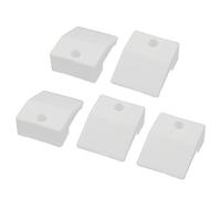 Ruilogod Finestra di plastica di altezza 15mm della finestra di plastica chiusa del tampone del telaio del telaio 5pcs