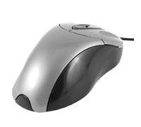 Ruilogod Grey USB2.0 1200DPI 3D Scroll Wheel Optical Mouse per PC