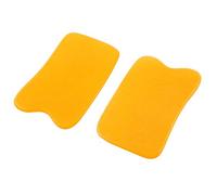 Ruilogod Handy Orange Body Guasha Massage Board Tool 2 PCS