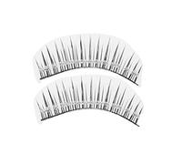 Ruilogod Ladies coppia glitter polvere riccia falso falso ciglia nera