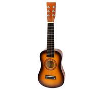 Ruilogod Marrone 6 stringhe di legno Acoustic Ukulele Chitarra 21" Lunghezza