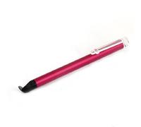 Ruilogod Mini clip Black Burgundy Universal Capacitivo Touch Screen Penna stilo