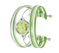 Ruilogod Orologio quarzo del quadrante rotondo multi-livello del metallo colorato per la