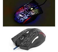 Ruilogod PC 2400DPI regolabile ottico regolabile 6D pulsante di gioco cablato gioco topi mouse