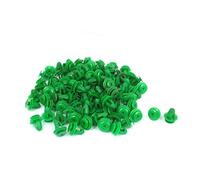 Ruilogod Plastic Car Auto Sportello di veicolo Bumper Rivetti clip 100pcs Verde