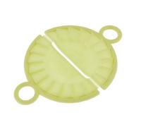 Ruilogod Plastica Dumpling Stampo Stampa Maker Ravioli Stampo Giallo Verde