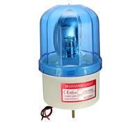 Ruilogod PORTATO Lampadina di avvertimento rotante lampeggiante lampeggiante segnale industriale lampada a torre AC 220V blu LTE1101L