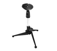 Ruilogod Regolazione base in plastica treppiede Desk Top MICROFONO supporto del basamento