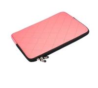 Ruilogod Sacchetto di trasporto del taccuino del taccuino del computer portatile da 12 pollici rosa