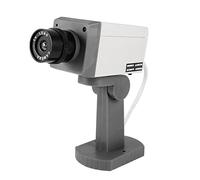 Ruilogod Sensore di movimento Rosso LED Dummy Dummy falso Non funzionale Telecamera di sicurezza