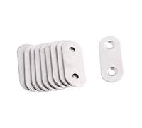 Ruilogod Staffa piastra di riparazione del braccio 'angolo piatto del metallo che ripara la staffa 40x16x2mm 10pcs