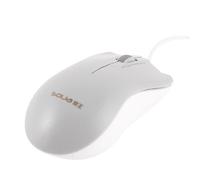 Ruilogod USB Mouse 2.0 3D Optical Mouse Scroll Wheel Grigio Bianco per computer PC