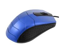 Ruilogod USB Mouse ottico 3D 2.0 Scroll Wheel del mouse Blu per il PC del computer portatile