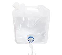 Ruilonghai Tanica Pieghevole per Acqua, 10 l, con Rubinetto e Sacchetto da 5 l, per Acqua Potabile, Senza BPA, per Campeggio, emergenze, Escursionismo, Pesca, Arrampicata, Viaggi, grigliate