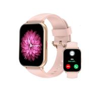 RUIMEN Smartwatch Donna Chiamate Bluetooth Musica Orologio Sportive Contapassi da Polso Cardiofrequenzimetro Saturazione Ossigeno Fitness Tracker Ciclo Mestruale Controllo Sonno per Android iOS Rosa