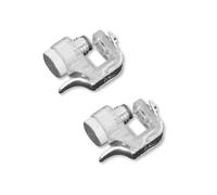 Ruimou 1 Pair Controller di Gioco di Tiro Mobile in Metallo Argento Joystick Adatto per Controller di Gioco Mobili/Trigger di Tiro Mobili