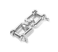 Ruimou 1pcs 316 Acciaio Inox doppio Grillo Universale Anello Girevole M10x107mm per Giardino, Cortile, Barca, Escursionismo, Campeggio, All'aperto