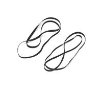 Ruimou 2 cinghie di trasmissione per giradischi (circa 600 mm di circonferenza, 5 mm di larghezza), per riparazione sostituzione manutenzione e manutenzione