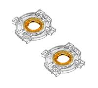 Ruimou 2pcs GT-Y Rotondo Restrictor Gate Sostituzione Compatibile con Sanwa JLF Serie JLF TP 8YT (SK) JLF TP 8Y (SK) JLF TP 8S (SK)