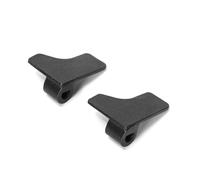 Ruimou 2Pcs Nero Pala Per Macchina Per il Pane (53,5x44 mm) Compatibile Con Panasonic Breadmaker SD-B2510/ SD-R2530/ SD-YR2540/ SD-YR2550