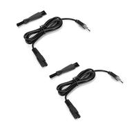 Ruimou 2pcs Rasoio Caricabatterie Sostituzione Rasoio Elettrico Cavo di Ricarica 5V Caricabatterie USB Con Spazzola di Pulizia