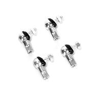 Ruimou 4 pcs perno con cuscinetto a sfera con estremità stelo con tappo antipolvere Sostituzione giunto sferico con collegamento angolare per auto(M8,4 pezzi-LH)