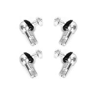 Ruimou 4 pcs perno con cuscinetto a sfera con estremità stelo con tappo antipolvere Sostituzione giunto sferico con collegamento angolare per auto(M8,2 pezzi-LH,2 pezzi-RH)