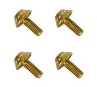 Ruimou 4Pcs M5x12mm bulloni vite, bicicletta borraccia gabbia esagonale, per bicicletta borraccia gabbia (oro)