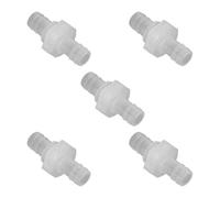 Ruimou 5 raccordi dritti per tubo flessibile in plastica da 3/8" (10-M14-10) con dado esagonale M14 per acquario, acqua/carburante/aria