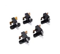 Ruimou 5 spazzole universali per generatore di carbone da 2 kw 5 kw, compatibili con Honda 168F/188F, 2000-5000 W alternatore spazzola in carbonio supporto parte di ricambio (2KW-5 pezzi)