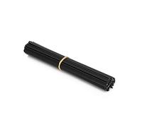 Ruimou 50pcs PP plastica saldatura bacchette lunghezza 7,9 pollici PP saldatura bastoni per auto/kayak riparazione plastica (nero)