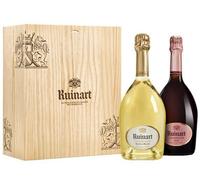 Ruinart Ruinart, Duo Box 2 Bottiglie in Scatola di Legno di Champagne - Champagne, 1.5 L