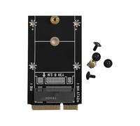 RUINBNC Adattatore MSATA a B ad alta velocità 2230/2242 Hard Drive 6Gbps trasferimento per la migrazione dei dati Scheda adattatore MSATA Drive