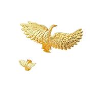 RUINBNC Alla moda lega placcato oro fenici collana/orecchini/anelli accessori donne ragazze donne ' s partito gioielli, One Size, come descritto, come descritto