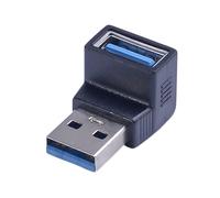 RUINBNC Cavo di prolunga compatto a 90 gradi USB3.0 per spazio ristretto e durata, adattatore USB da maschio a femmina