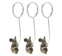 RUINBNC Porta banconote in miniatura a forma di animale in metallo, ideale per casa e ristorante, da tavolo, segno zodiacale
