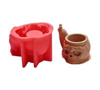 RUINBNC Set di stampi a forma di polpo a lumaca per portapenne, con teschio e capra in gesso, stampi facili da rendering