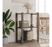 RuiNingRN Scaffale con 3 ripiani, 60 x 38 x 90 cm, in legno di pino massiccio, versatile, per cucina, garage, ufficio, cantina, bagno, officina, magazzino, organizzazione, divisorio, montaggio a