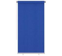 RuiNingRN Tenda a rullo per esterni, 125 x 230 cm, blu, in HDPE, protezione solare, protezione dai raggi UV, opaca, per balcone, finestra, porta, camera da letto, soggiorno, cameretta dei bambini