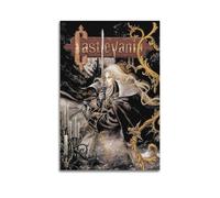 RUINOSAU Castlevania - Poster del film Symphony of The Night Game su tela, decorazione artistica da parete per camera da letto e soggiorno, decorazione da parete moderna per la casa, idea regalo, 40 x
