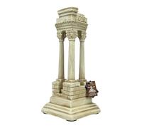 Ruins - Tempio di colonne ioniche - Statua greca antica in gesso duro, realizzata a mano in Grecia, decorazione architettonica classica, 22 cm