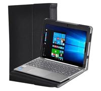 RUIPOCX Custodia in Pelle Compatibile con Lenovo Ideapad D330 Case D335 Miix320 325 D330-10IGM D330 10.1 Pollici Tablet PC Cover con Tastiera