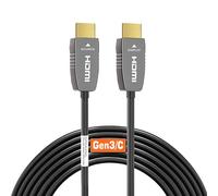 RUIPRO 8K HDMI Ultra Alta Velocità Più Nuovo 2.1b Certificato Cavo in Fibra Ottica CL2 Classificato 33 Piedi 8K60Hz 4K120Hz 48Gbps eARC HDR HDCP2.3 per RTX4080/4090/3080/3080/3090 PS5 AVR