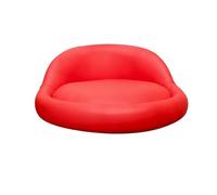 RUIPUOWNO Sostituzione del Sedile dello Sgabello da Bar, Cuscino di Ricambio per sgabelli da Bar con Schienale Basso, Cuscino per Sedile da 14 Pollici per Sedia da Barbiere,Rosso,36cm