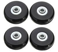 Ruiqas 4 ruote di ricambio per valigie da 50 x 18 mm, ammortizzanti