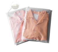 RUIQINGSANY 40 sacchetti riutilizzabili in plastica trasparente, 40 x 50 sacchetti con chiusura lampo, sacchetti per vestiti, scarpe, cosmetici