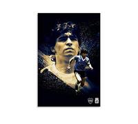 RUIQIU Diego Armando Maradona Poster Poster del giocatore di calcio Il più grande poster decorativo su tela da parete per soggiorno, camera da letto, 20 x 30 cm